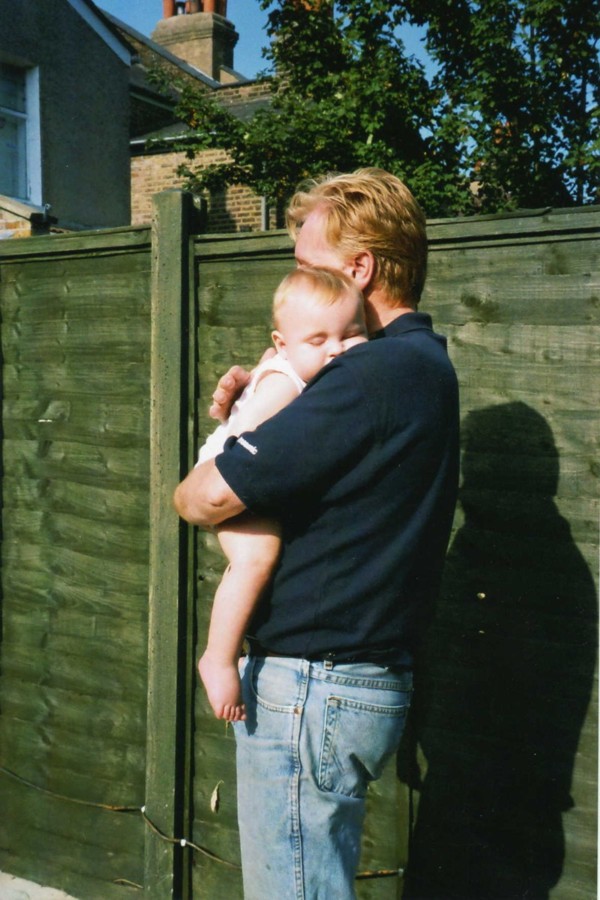 Andy Mac and his son Jason 2003.JPG